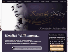 Tablet Screenshot of kosmetiknotruf.de